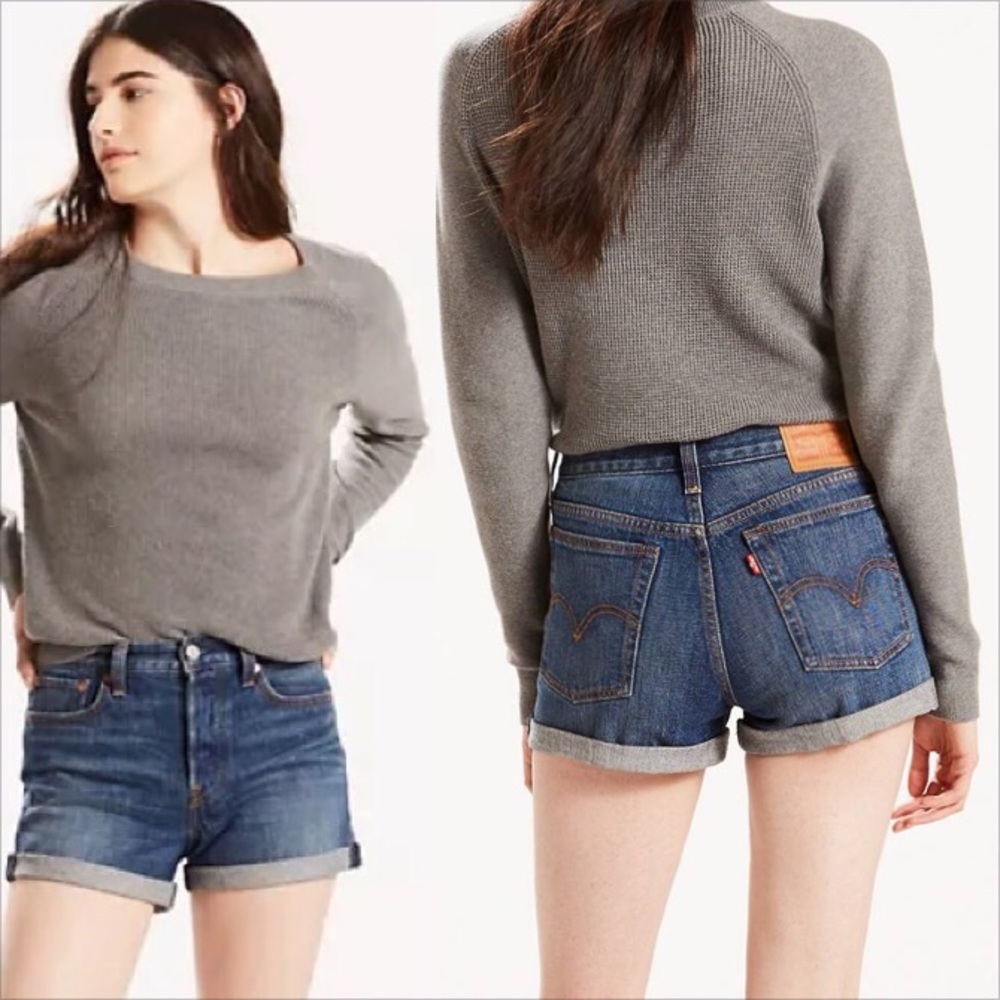 EUC Levi's Women's Blue Denim Shorts Size 27